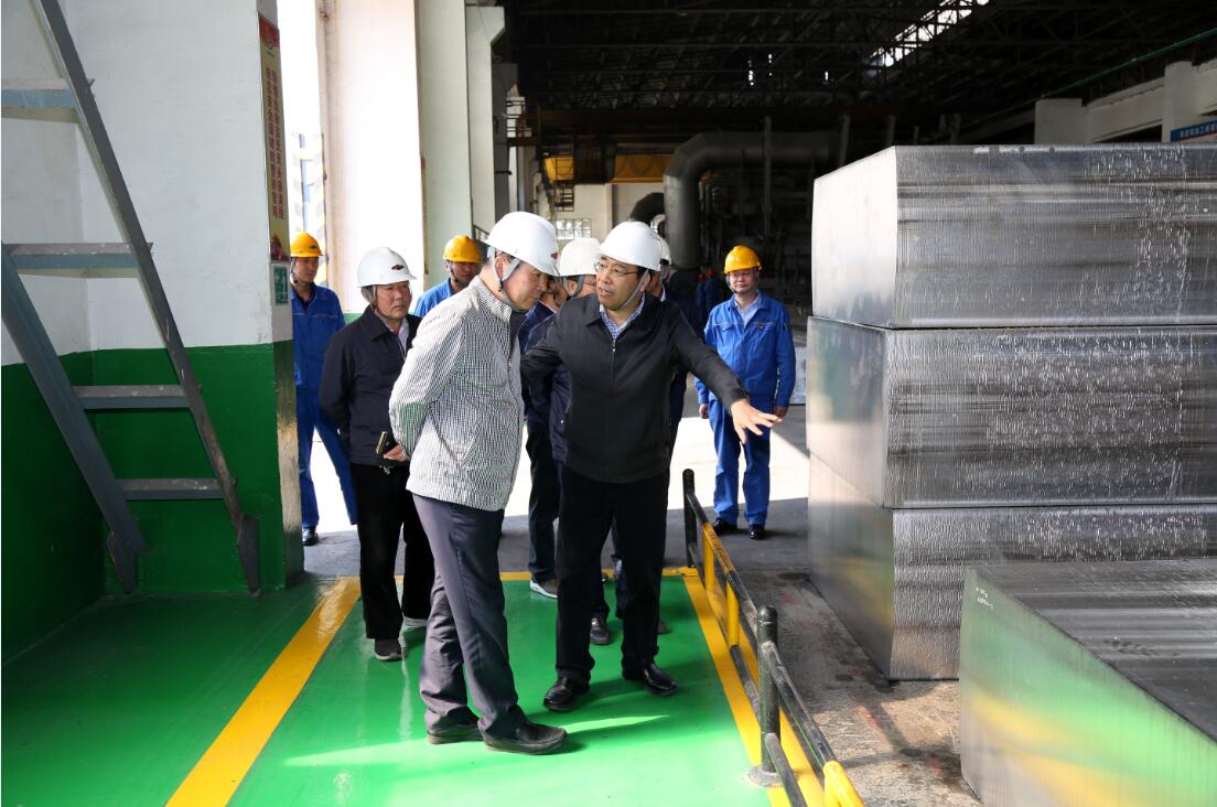 北京能源集團(tuán)投資部部長楊松、北京京能電力公司總經(jīng)理金生祥一行到萬基控股集團(tuán)調(diào)研